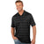 Antigua Men's Black Multi Compass Short Sleeve Polo Shirt