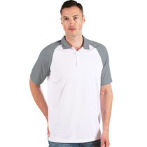 Antigua Men's White/Steel Nova Polo