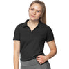 Antigua Women's Black Avalon Polo