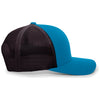 Pacific Headwear Panther Teal/Charcoal/Panther Teal Snapback Trucker Mesh Cap