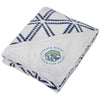 Leed's Navy Sculpture Print Ultra Plush Blanket