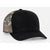 Pacific Headwear Black/Break-Up-Country Camo Snapback Trucker Mesh Cap