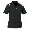 Landway Women's Black Medalist Moisture Wicking Polo