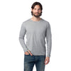 Alternative Apparel Unisex Grey Long Sleeve Go-To T-Shirt