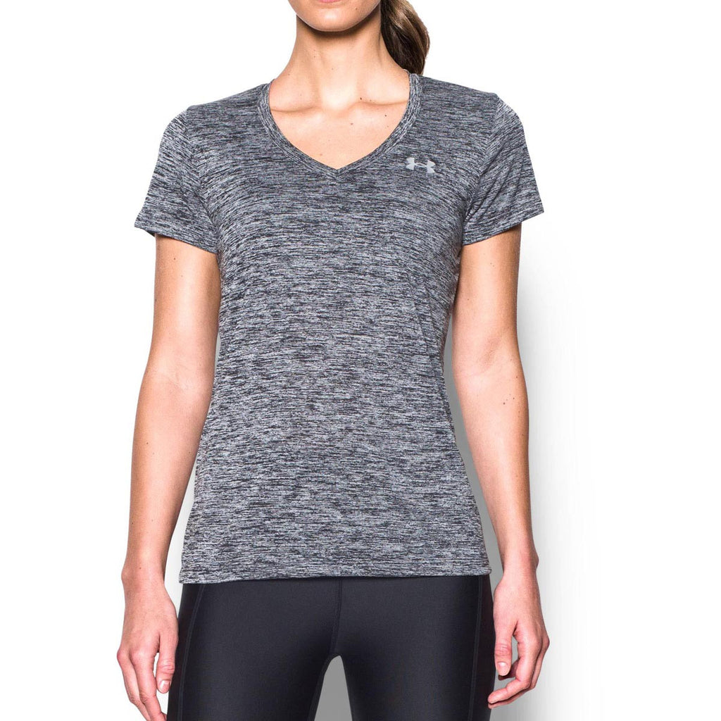 Under Armour Women's Black UA Tech Twist V-Neck