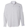 Columbia Men's Cool Grey PFG Tamiami II Long Sleeve Shirt