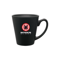 ETS Matte Black Mini Latte Ceramic Mug 12 oz