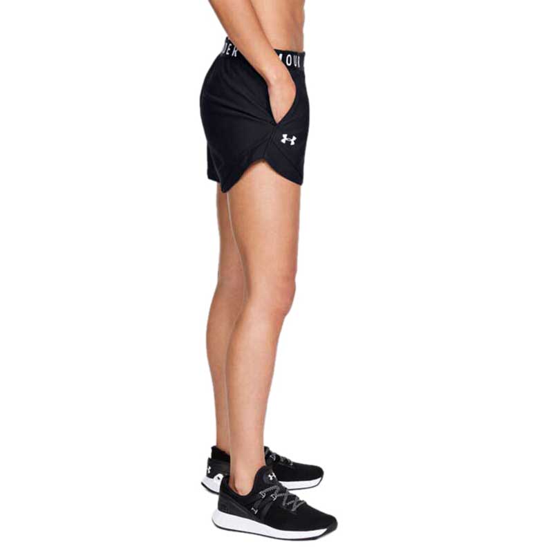 Under Armour Women's Black/Black Play Up Shorts 3.0