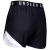 Under Armour Women's Black/White Play Up Shorts 3.0