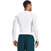 Under Armour Men's White/Black HeatGear Armour Long Sleeve Shirt