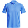 Under Armour Men's Carolina Blue/White Tech Team Polo