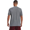 Under Armour Men's Pitch Grey/Black RUSH Seamless Short Sleeve