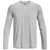 Under Armour Men's Mod Grey Light Heather/White Team Tech Long Sleeve