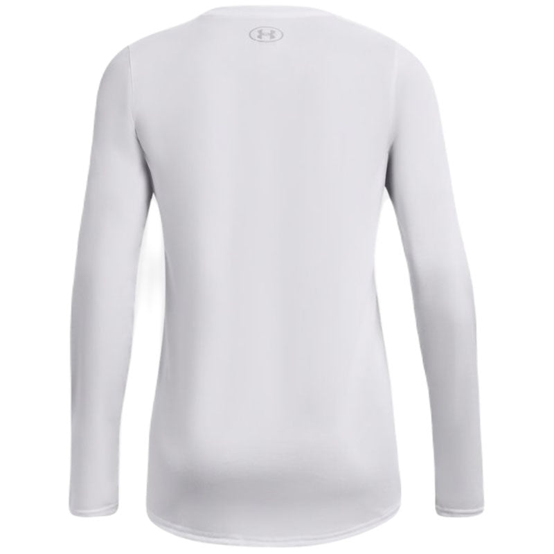 Under Armour Women's White/Mod Grey Team Tech Long Sleeve