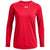 Under Armour Women's Red/White Team Tech Long Sleeve