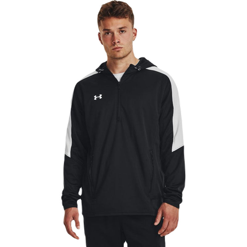 Under Armour Men's Black/White Storm Armour Fleece Hoodie