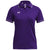 Under Armour Women's Purple/White Team Tipped Polo