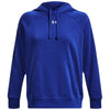 Under Armour Women's Royal/White Rival Fleece Hoodie