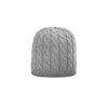 Richardson Heather Grey Cable Knit Beanie