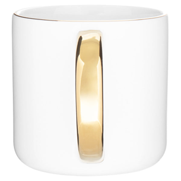 ETS White/Gold Minolo-Metallic 14 oz Mug
