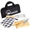 Leed's Black 5pc BBQ Set