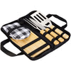 Leed's Black 5pc BBQ Set