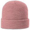 Richardson Blush Waffle Knit Beanie with Cuff