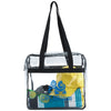 BIC Black Clear Zippered Tote