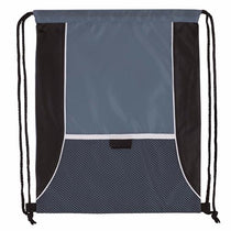 Good Value Charcoal Center Lane Drawstring Backpack