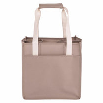 Good Value Taupe 4-Bottle Wine Tote