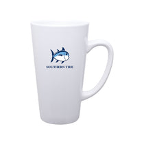 ETS White Tall Latte Ceramic Mug 16 oz