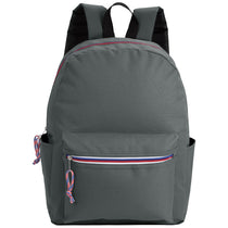 Good Value Charcoal Tri-Color Zipper Backpack