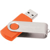 Leed's Tangerine Rotate Flash Drive 8GB