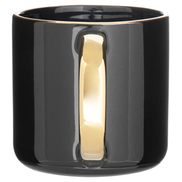 ETS Black/Gold Minolo-Metallic 14 oz Mug