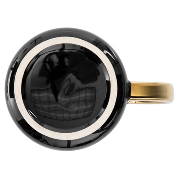 ETS Black/Gold Minolo-Metallic 14 oz Mug