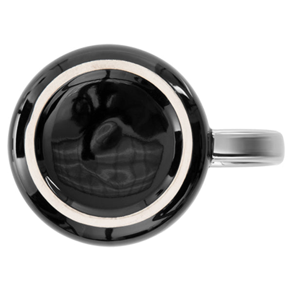 ETS Black/Platinum Minolo-Metallic 14 oz Mug