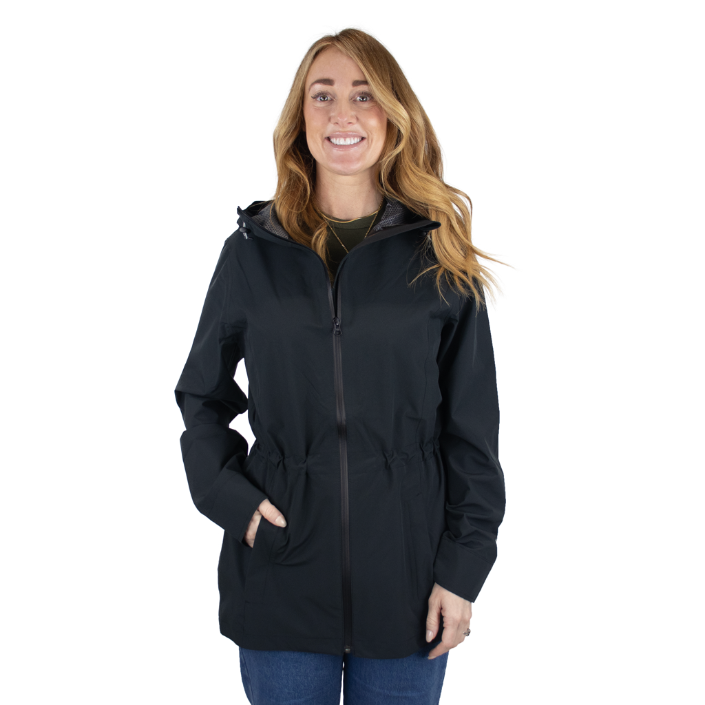 48-Hour Zusa Women's Black North Shore Rain Jacket