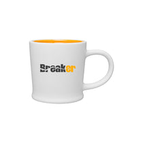 ETS White/Yellow Turno Ceramic Mug With Rigid Interior 12 oz