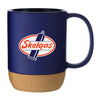 ETS Cobalt Blue 13 oz Beck Cork Base Mug