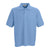 Vantage Men's Carolina Blue Soft-Blend Double-Tuck Pique Polo