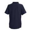 Vantage Women's Navy Soft-Blend Double-Tuck Pique Polo