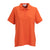 Vantage Women's Orange Soft-Blend Double-Tuck Pique Polo