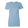 American Apparel Women's Baby Blue Fine Jersey Short Sleeve T-Shirt