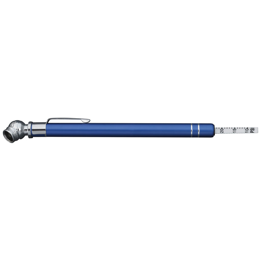 BIC Blue Double Ring Tire Pressure Gauge