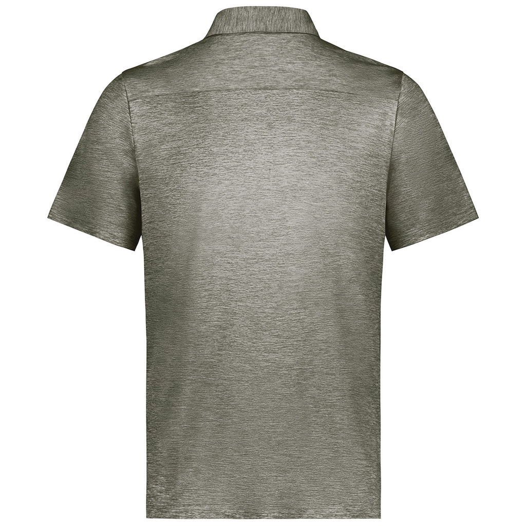 Holloway Men's Olive Heather Electrify Coolcore Polo