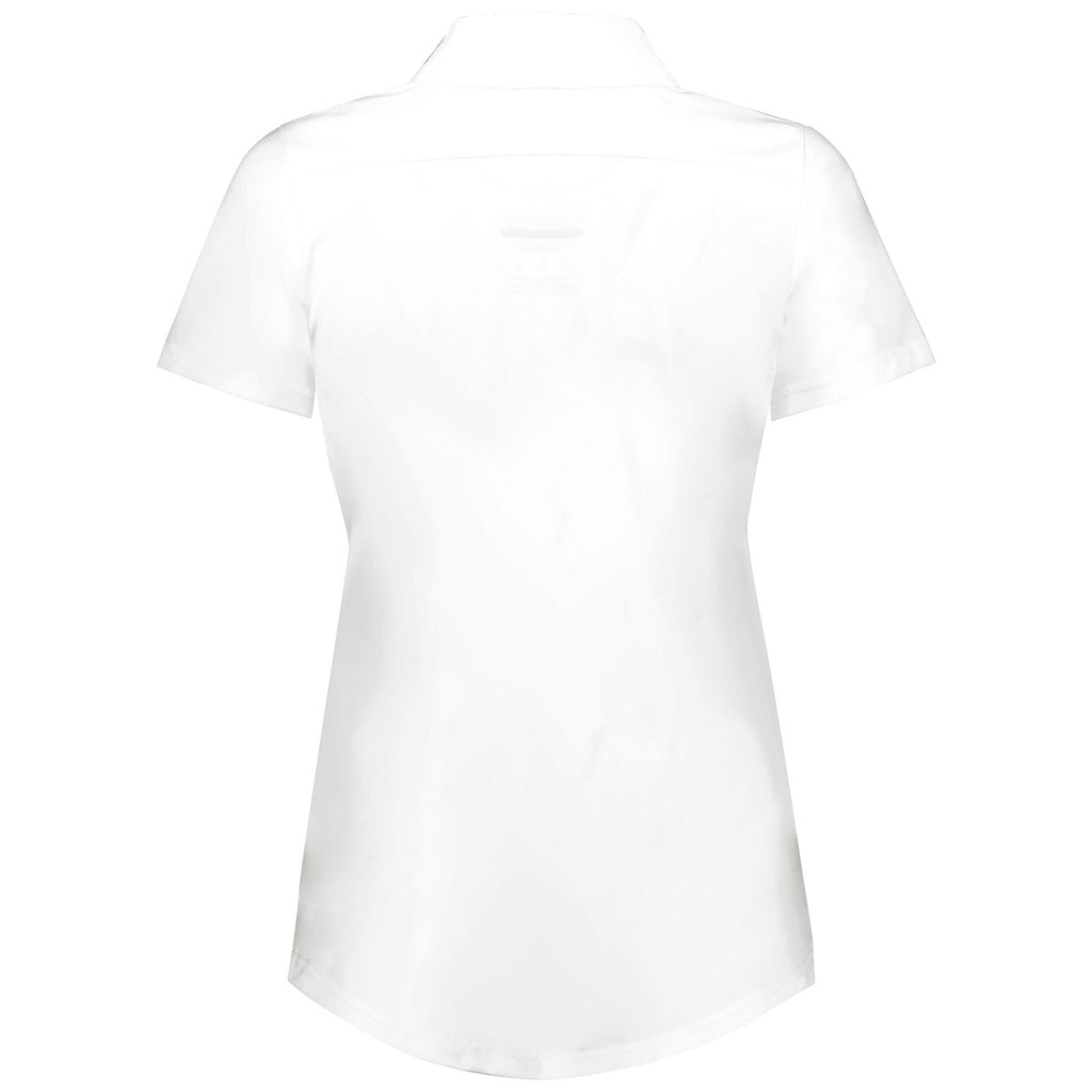 Holloway Women's White Electrify Coolcore Polo