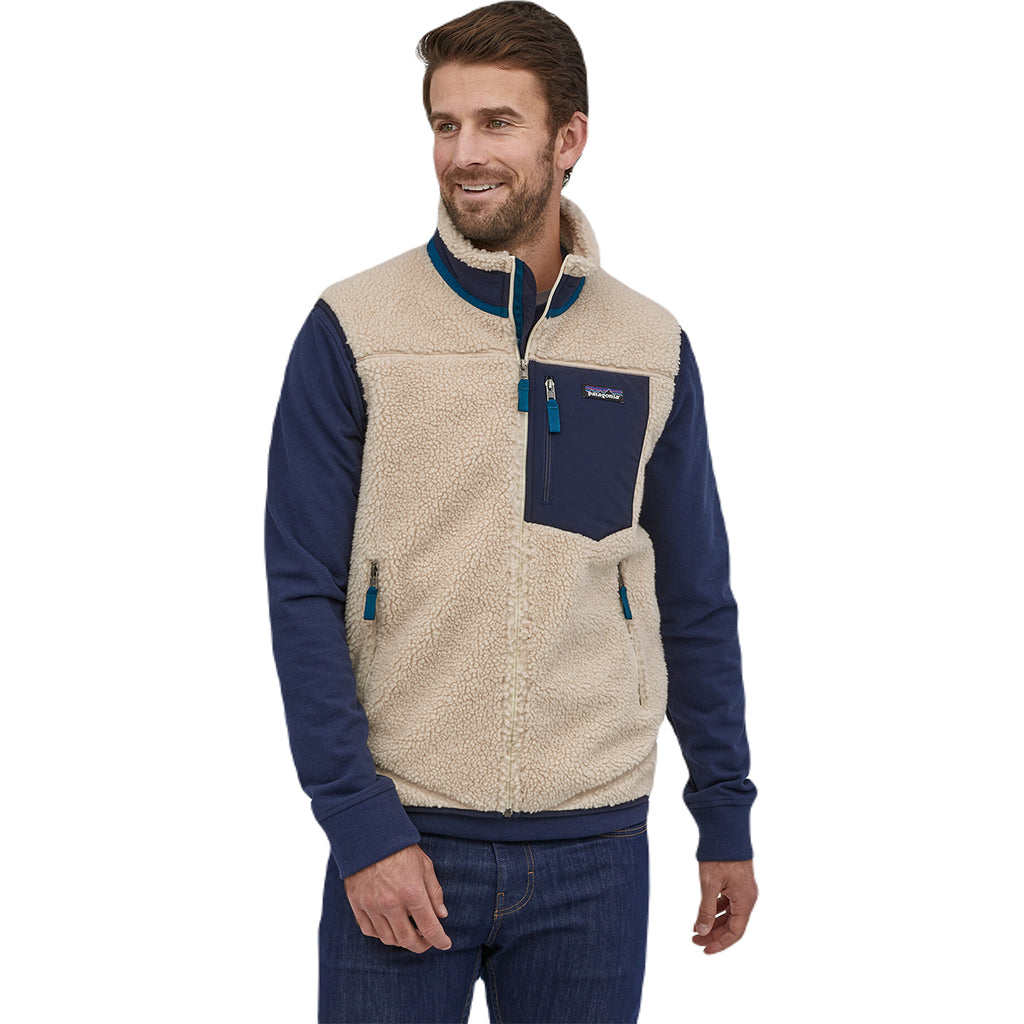 Patagonia Men's Natural Classic Retro-X Fleece Vest