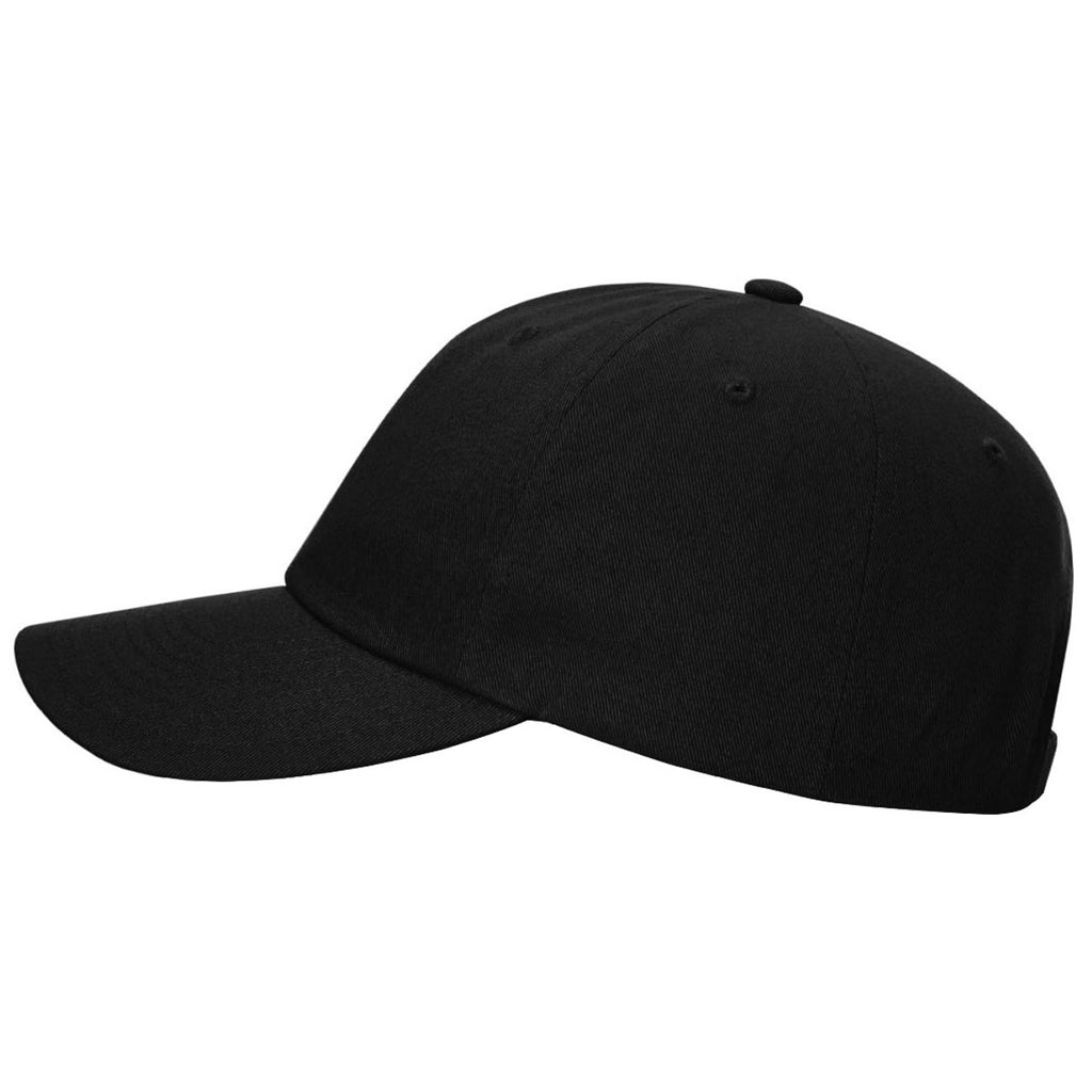 Richardson Black Premium Cotton Dad Hat