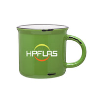 ETS Lime/White Ventura Ceramic Mug 15 oz