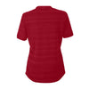 Vantage Women's Sport Red Strata Textured Henley